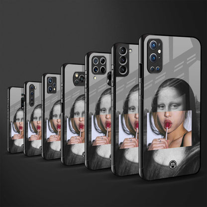 la mona lisa back phone cover | glass case for oneplus 9