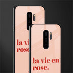 la vie en rose quote glass case for samsung galaxy s9 plus image-2