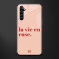 la vie en rose quote glass case for realme x50 pro image
