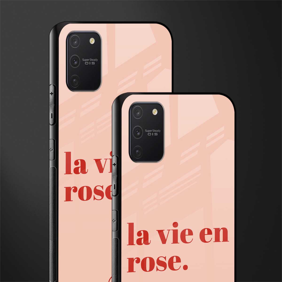 la vie en rose quote glass case for samsung galaxy a91 image-2