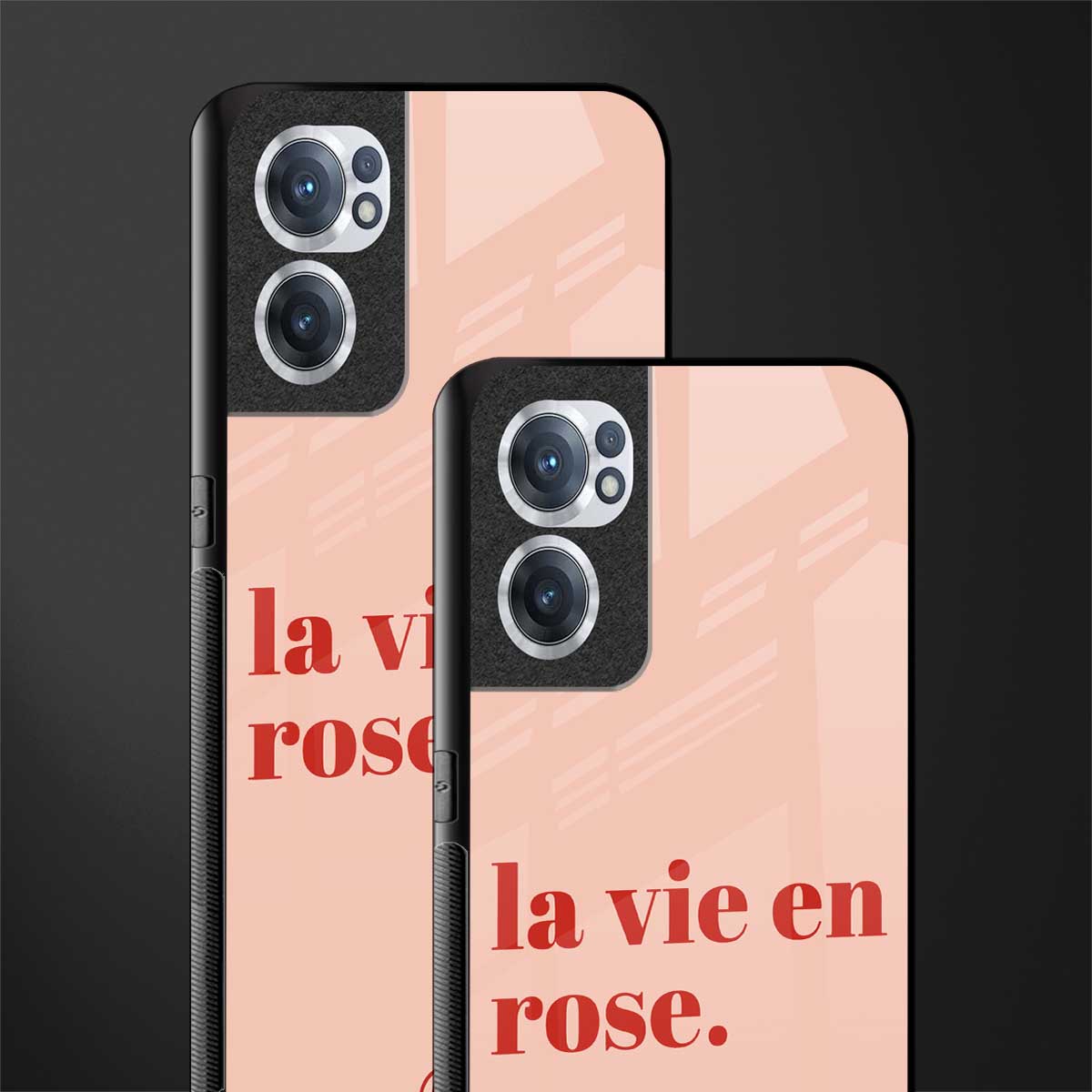 la vie en rose quote glass case for oneplus nord ce 2 5g image-2