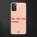 la vie en rose quote glass case for samsung galaxy note 20 image