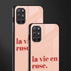 la vie en rose quote glass case for oneplus 8t image-2