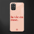 la vie en rose quote glass case for oneplus 8t image