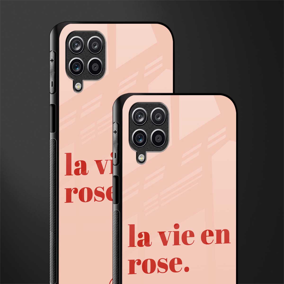 la vie en rose quote glass case for samsung galaxy m12 image-2