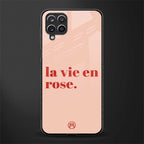 la vie en rose quote glass case for samsung galaxy m42 5g image