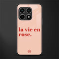 la vie en rose quote glass case for oneplus 10 pro 5g image