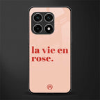la vie en rose quote glass case for oneplus 10 pro 5g image