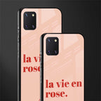 la vie en rose quote glass case for samsung galaxy note 10 lite image-2