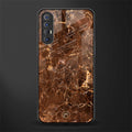 lavish brown marble glass case for oppo reno 3 pro image