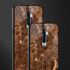lavish brown marble glass case for oppo reno 2z image-2