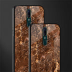 lavish brown marble glass case for oppo f11 image-2