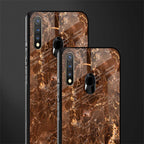 lavish brown marble glass case for vivo u20 image-2