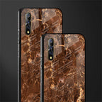 lavish brown marble glass case for vivo s1 image-2