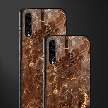 lavish brown marble glass case for samsung galaxy a50s image-2