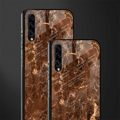 lavish brown marble glass case for samsung galaxy a30s image-2