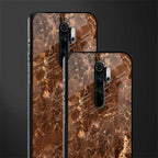 lavish brown marble glass case for redmi note 8 pro image-2