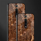 lavish brown marble glass case for redmi k20 pro image-2