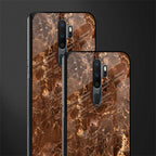 lavish brown marble glass case for oppo a5 2020 image-2