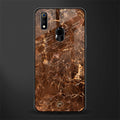 lavish brown marble glass case for realme 3 pro image