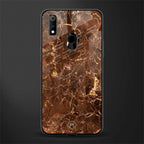 lavish brown marble glass case for realme 3 pro image