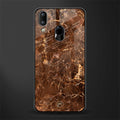 lavish brown marble glass case for vivo y91 image