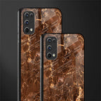 lavish brown marble glass case for realme 7 pro image-2