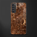 lavish brown marble glass case for oppo reno 4 pro image
