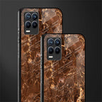 lavish brown marble glass case for realme 8 pro image-2