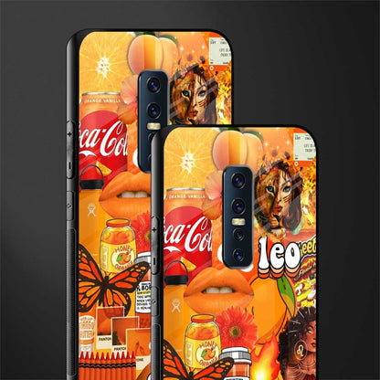 leo aesthetic collage glass case for vivo v17 pro image-2