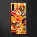 leo aesthetic collage glass case for samsung galaxy a70 image