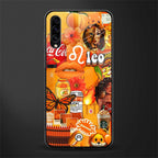 leo aesthetic collage glass case for samsung galaxy a70 image