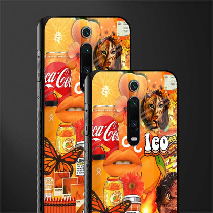 leo aesthetic collage glass case for redmi k20 image-2