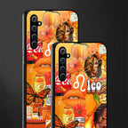 leo aesthetic collage glass case for realme x50 pro image-2