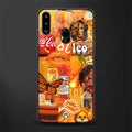 leo aesthetic collage glass case for samsung galaxy a20s image