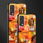 leo aesthetic collage glass case for oneplus nord 2 5g image-2