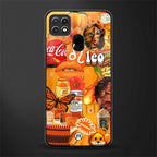 leo aesthetic collage glass case for oppo a15s image