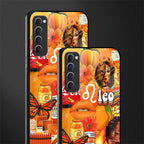 leo aesthetic collage glass case for oppo reno 4 pro image-2