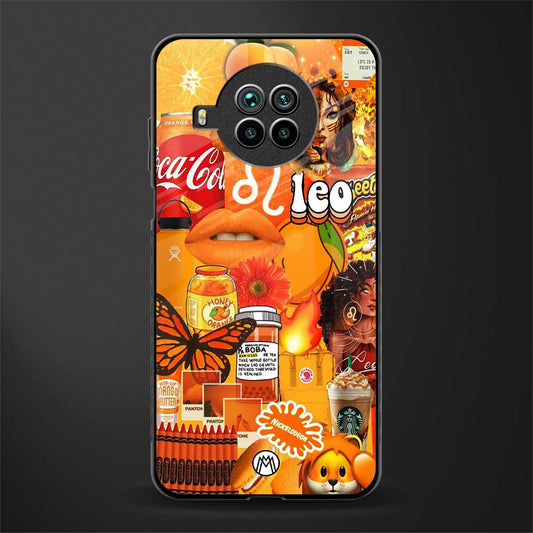 leo aesthetic collage glass case for mi 10i image