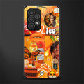 leo aesthetic collage back phone cover | glass case for samsung galaxy a23
