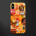 leo aesthetic collage glass case for iphone xs image