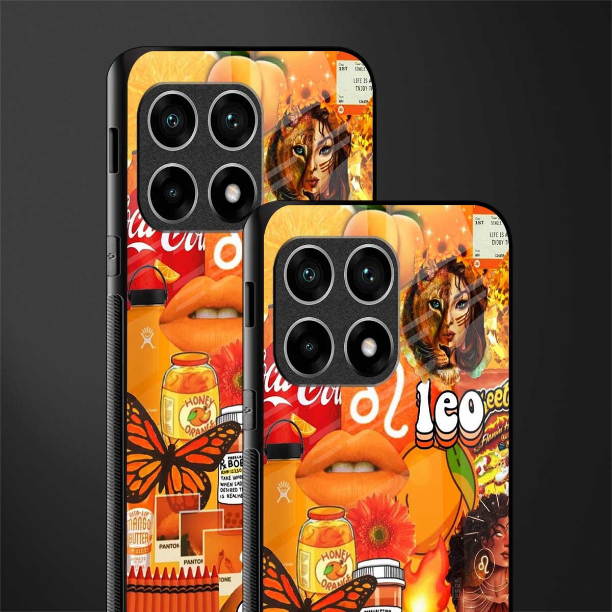 leo aesthetic collage glass case for oneplus 10 pro 5g image-2