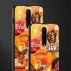 leo aesthetic collage glass case for oneplus 8 image-2