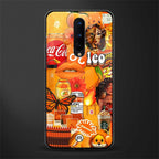 leo aesthetic collage glass case for oneplus 8 image