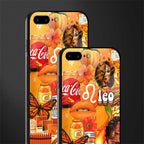 leo aesthetic collage glass case for iphone 7 plus image-2