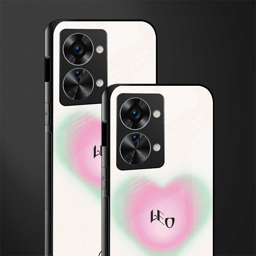 leo minimalistic glass case for phone case | glass case for oneplus nord 2t 5g