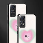 leo minimalistic back phone cover | glass case for redmi note 11 pro plus 4g/5g
