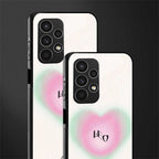leo minimalistic back phone cover | glass case for samsung galaxy a13 4g