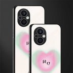 leo minimalistic back phone cover | glass case for oppo f21 pro 5g