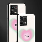 leo minimalistic back phone cover | glass case for oppo f21 pro 4g